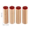 4 Pcs Wooden Seal Stamps for Adults Craft Retro Decor Tool Vintage Tools