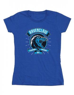 Damen/Damen Ravenclaw Toon Crest Baumwoll-T-Shirt
