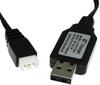 USB Charging Cable 7.4V – For SYMA X8C X8G Hubsan H501S – Compatible with LiPo Batteries – Black – Plastic