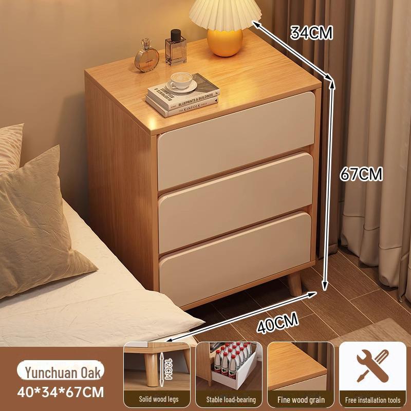 Modern Bedside Storage Cabinet for Bedrooms and Rentals