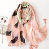Women Fashion Bohemian Floral Patchwork Tassel Viscose Shawl Scarf Lady Print Soft Wrap Neck Snood Bufanda Muslim Hijab 180*90cm