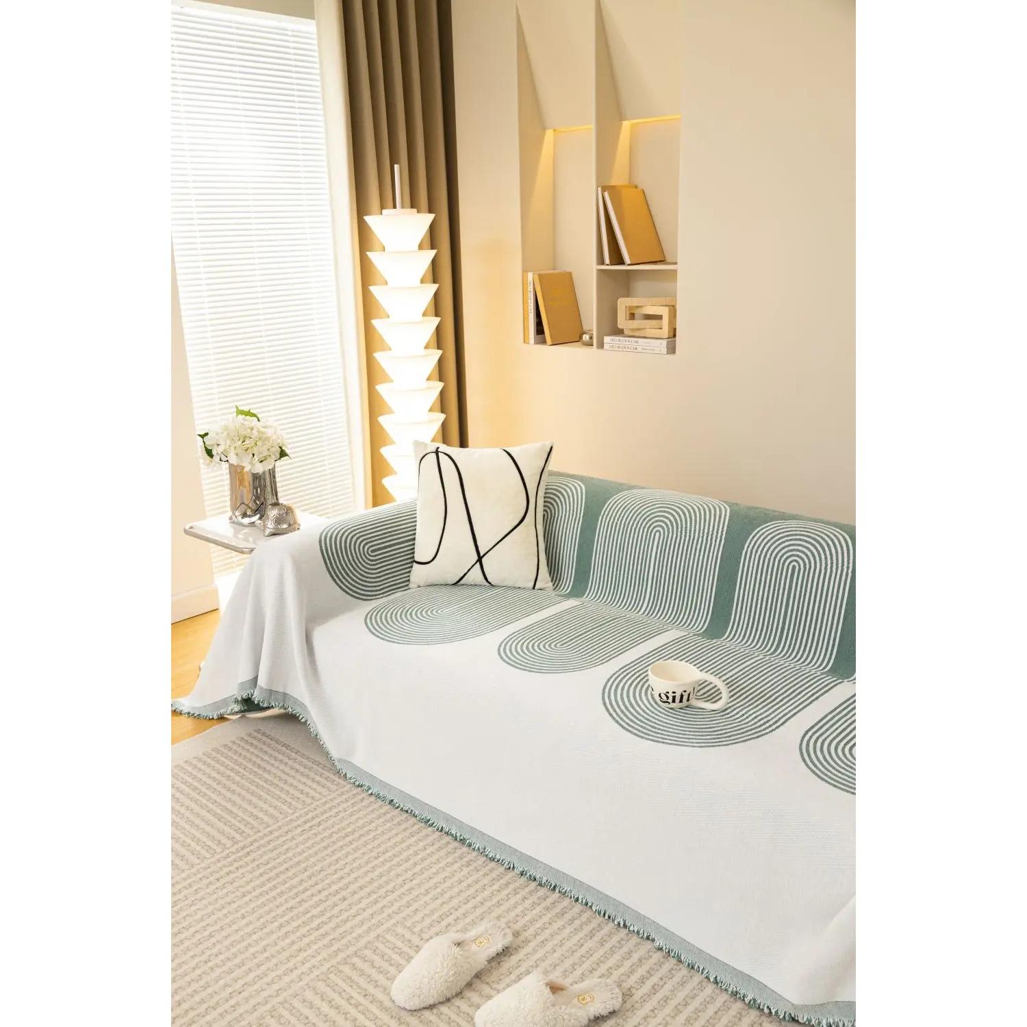 

Ежегодное кольцо, чехол для дивана, коврик, одеяло для гостиной, современный трехместный диван, одеяло для кемпинга, пикника 180x260cm