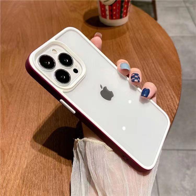 

Контрастный цвет кожи Высокая прозрачность и отсутствие пожелтения Подходит для чехла для телефона iPhone 15 14 Матовый 13pro Акриловая жесткая оболочка Max Apple 7P/8P