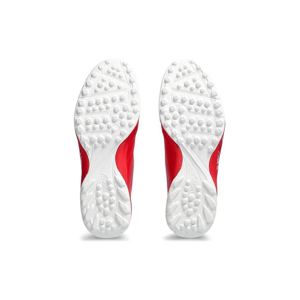 Asics Calcetto Artificial Turf TF (Rubber Studs) Soccer Shoes Men Soccer Shoes Red 1113A038-600