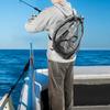 KOMCLUB Landing Net Joint, Aluminum Foldable Landing Net Joint with Locking Function, Easy to Use, for Fishing Nets, Fishing Net Accessories (Black)