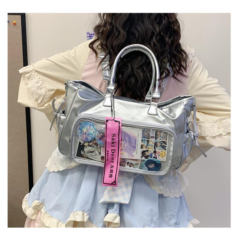 Large capacity commuter tote bag women's summer new versatile messenger multi-functional backpack