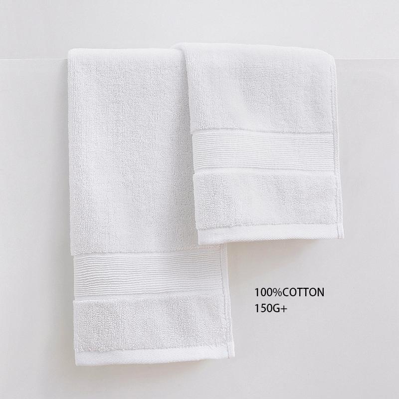 Battilo Cotton Bath Towel Soft Absorbent Face Hand Towels Luxury Hotel Spa Bathroom Towel Solid Beach Towel 2Pcs Bath Towel Set