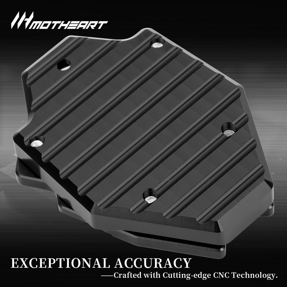 MotHeart Side Stand Plate for Ninja ZX-4RR 2023-2024 Bike Parts Side Stand Extension Kickstand