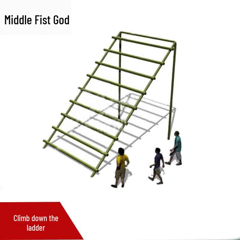 Zhongquanshen 600m Obstacle Course Inverted Ladder