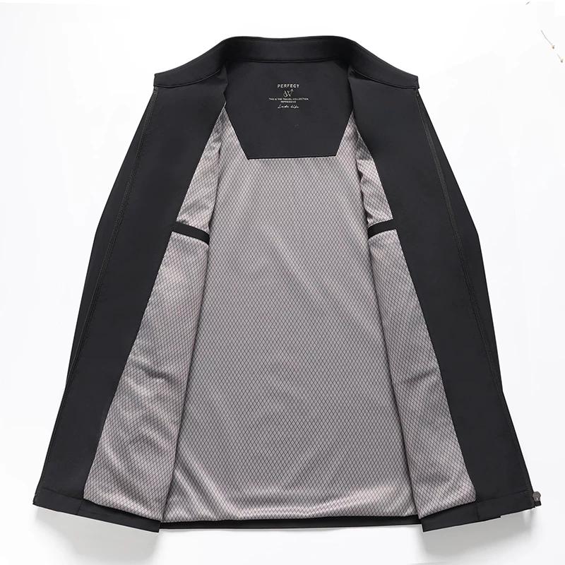 Men's Lightweight Zip Up Jacket Eisenhower Work Office Jackets Casual Golf Outwear