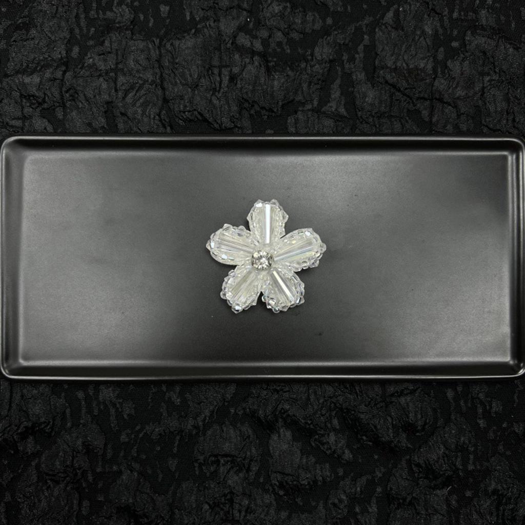 Dopamine Handcrafted Beaded Jelly Shoes Sports Sandals Accessory Diy Shoe Decorative Colorful Flower Slippers Buckles