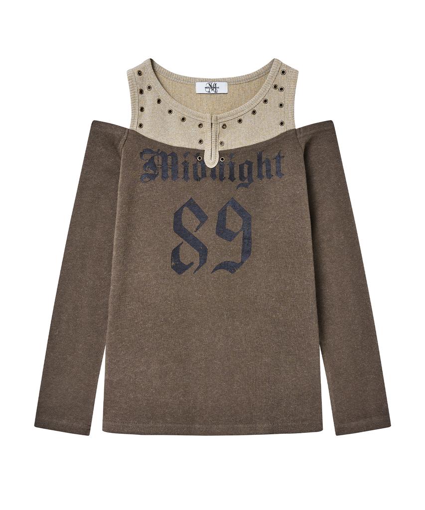 MIDNIGHT MOVE 2 Eyelet T (Brown)