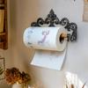 Cast Iron Paper Towel Holder Pressure-resistant Not Easily Damaged Wall-mounted Storage Rack Home Kitchen Bathroom Decoration