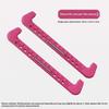 1Pair Adjustable Ice Skate Blade Guard Pvc Hard Skating Blade Protector Cover For Figure Skating Hockey Skates