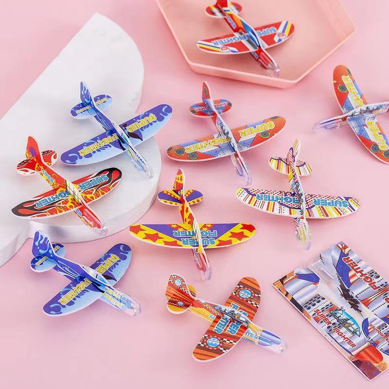 

Mini Cartoon Foam Airplane Toy for Kids - DIY Colorful Model