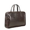Men Full Grain Waxed Leather Briefcase Fits 14 Inch Laptop Business