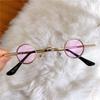 Ochelari de Soare Rotunzi Punk Vintage Femei Bărbat Metal Ochelari de Vedere Femei Rame Ultra Mici