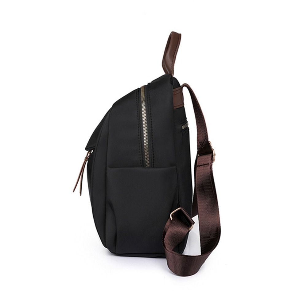 Zipper Women Backpack Large Capacity Oxford Shoulder Bag Portable Nylon Backpack  Girls