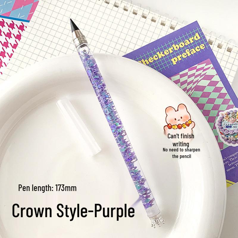 

Карандаш вечный без чернил в стиле Инс: Милые, Черные, Не нужно затачивать или заправлять, с цветными грифелями. HB