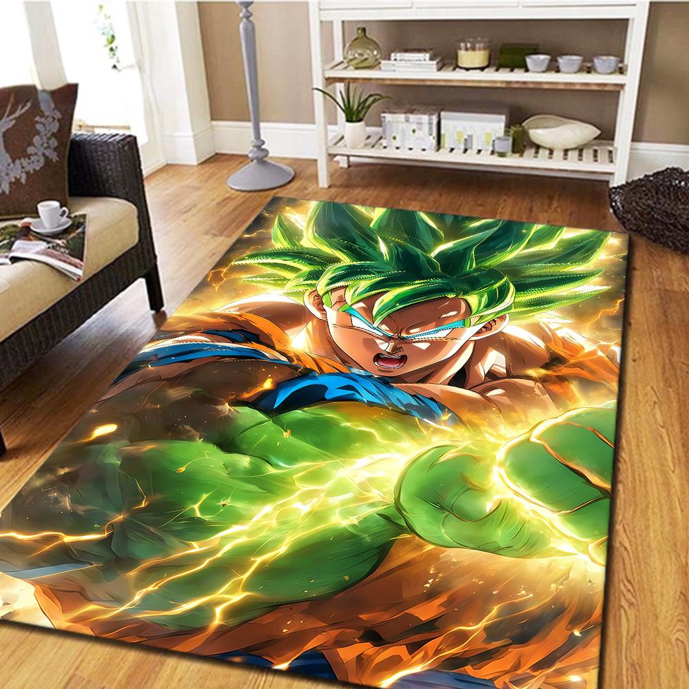 

Son Goku Anime Carpet, Digital Printed Floor Mat for Living Room, Cool Movie Home Decor Rug, Mat -HYQ27 60x90cm