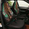 Universal Car Seat Cover Thickening Polyester 3D Animal Print Pattern All Inclusive Front Seat Protection Cover Auto Interior