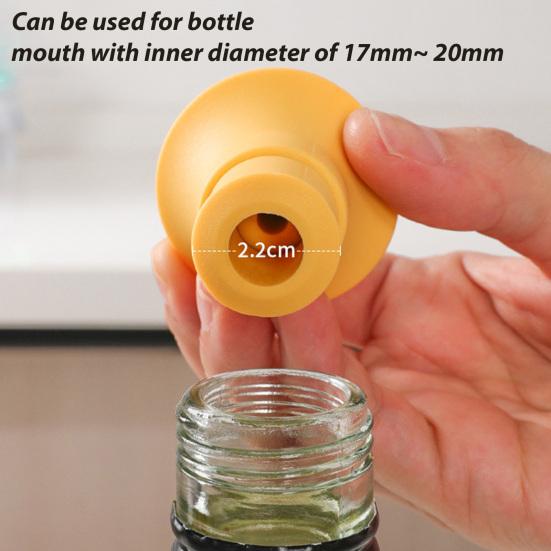 Cat Head Bottle Stopper Silicone Sealing Cap Red Wine Bottle Sealer Stopper Unique Party Wine Accessory