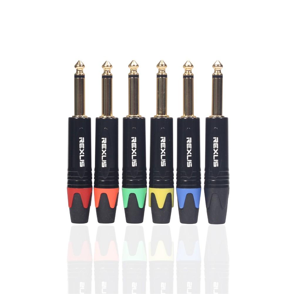 

Gold Plated 6 35MM Audio Cable Connector for High Quality Audio Setups красный