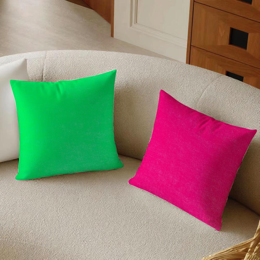 Funda de Cojín Funda de Almohada Colores Vibrantes Antiácaros Decoración de Sala de Estar Sofá Cojín Habitación