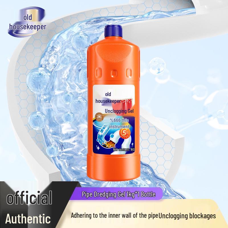 

Old Butler 1kg Drain Cleaner: Dissolves Kitchen & Toilet Clogs, Deodorizes & Unclogs.