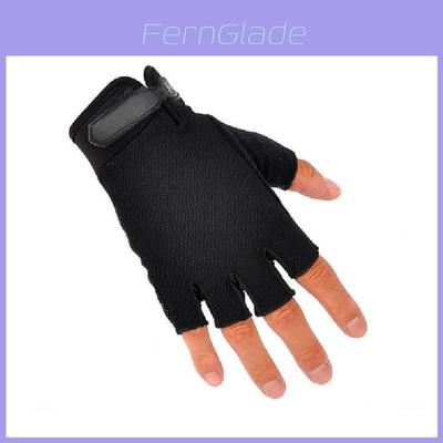 Durable Knitted Half Finger Gloves For Outdoor Adventures And Sports Protection