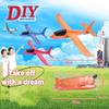 Outdoor family Foam aircraft Ultralight sport hand throwing model airplane children throwing gliders Youth Emotional exchange