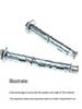 304 Stainless Steel Expansion Bolt for Lightweight and Porous Brick Applications