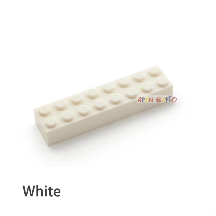 Top-Grade 20Pcs Self-Assembly High-Standard Assembly High-Standard Bricks High-Standard Thick First-Class 2X8 Superior-Grade Dots High-Standard