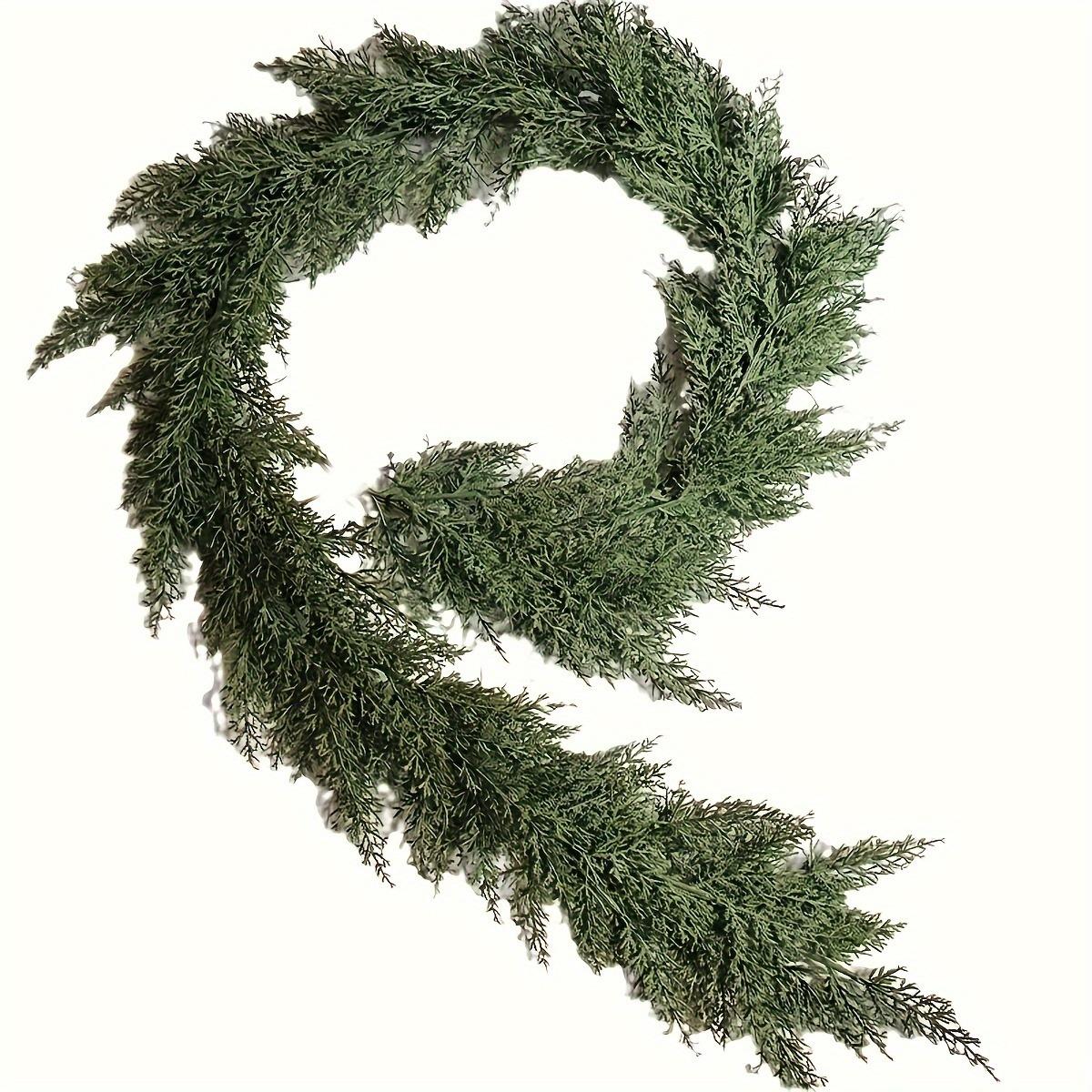 Искусственный кедровый венок - универсальное рождественское и зимнее свадебное украшение