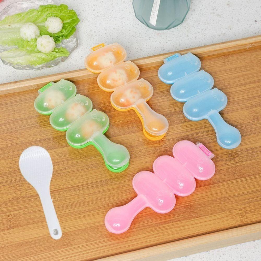 Onigiri Molds Baby Rice Ball Maker Kindergartens Meal Sushi Maker Rice Ball Mould  Kids Lunch