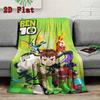 Ben10 2D Flat Pattern Flannel Blanket High quality All Seasons Warmth and Comfort Perfect for Christmas Gifts.NMT0928024