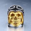Exaggerated Ring Men's Domineering Ring Punk Style Skull Pilot Ring