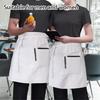 Waitress Aprons with 3Pocket Waist Aprons Commercial Waiter Half Apron with Extra Long Straps for Restaurant Server Work