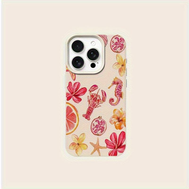 Handyhülle mit Blumensternmuster, Handyhülle für iPhone 17, 16, 15, Plus, Pro, Max Serien - geeignet als Geschenk