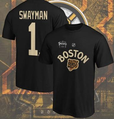 SALE 30%!! Jeremy Swayman #1 Boston Bruins 2023 Hockey Team T-Shirt S-3XL
