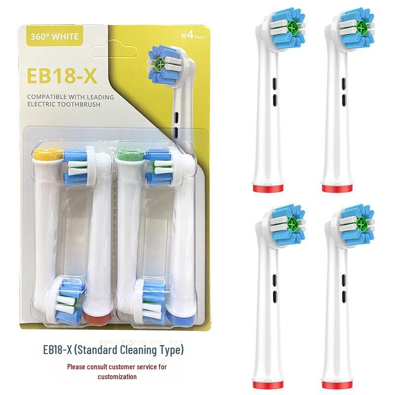 Совместимые сменные насадки для электрической зубной щетки Oral-B: D100/3709, Круглая головка, D12/D16.