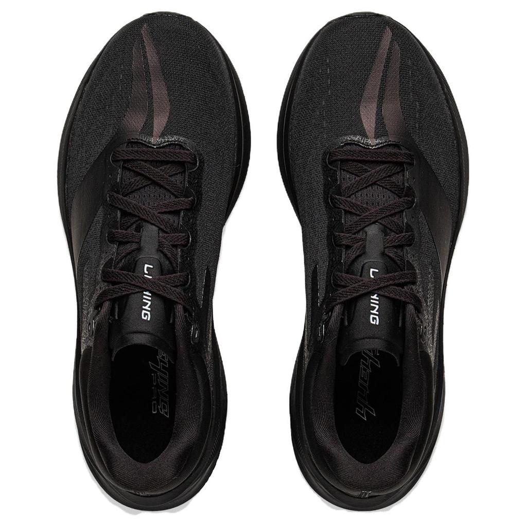 Scarpe da Corsa Casual a Tasso Basso Li Ning Yueying 5pro con Tecnologia Ultra BOOM per Corsa su Lunga Distanza e Sprint Uomo Nero ARHW031-3