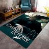 Iconic Gun Logo Design Carpet Doormat Printing Room Protective Pad Dormitory Decoration