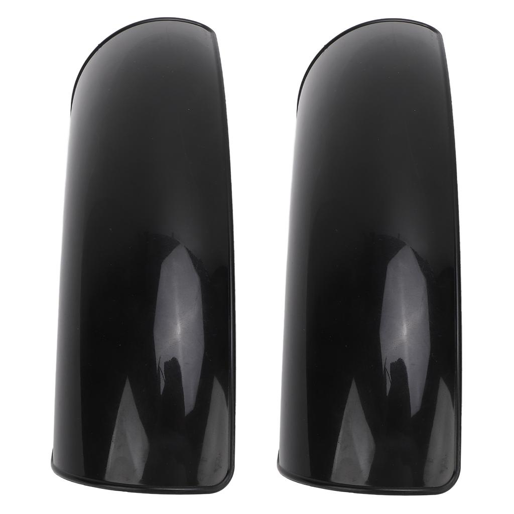 1 Pair Electric Wheelchair Mudguards Glossy Black Scratch Resistant Wheelchair Splash Guard Replacement Set