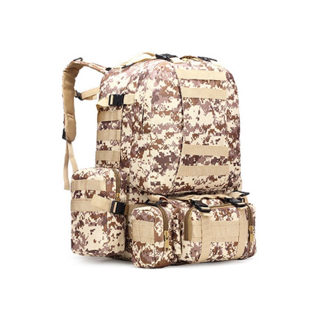 50L  Backpack Outdoor Camping hiking Backpack Large Capacity Storage Combination Rucksacks 4 in 1 Backpack