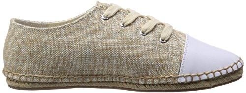 Bridget Birkin Schnürschuhe aus Rindsleder 551604 WH/C (Weiß Kombination/Größe 35)