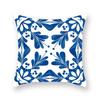 Blue Mandala Persian Cushion Cover Polyester Geometric Pattern Pillowcase Decoration Sofa Bedroom Car Office Decoration Ornament