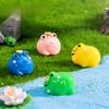 10-100pcs Mini Resin Frogs colorful Frog Figurines Miniature Home Décor Fairy Garden Decor Dollhouse Birthday Party Favor Gift