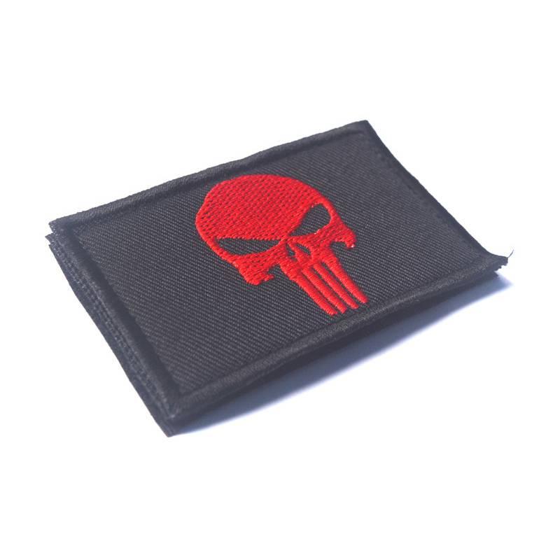 

Емблема Черепа Карателя Вишивка на липучці Одяг Рюкзак Прикраси Аксесуар Style C