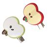Pack of 2 Cartoon Apple Hair Clip Resin Hairpin Side Barrette for Girls Kids Daily Use Women Fashion Accessories
